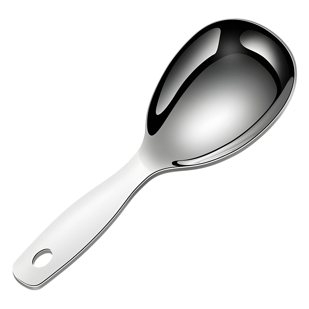 304 Stainless Steel Rice Spoon Durable Mirror Polish Serving Spoon