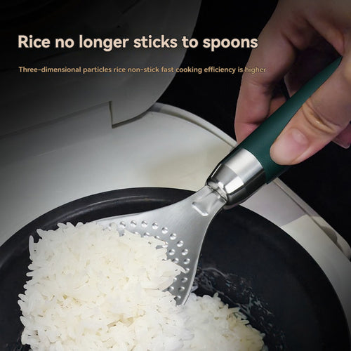 304 Stainless Steel Rice Spoon Non-Stick Rice Paddle Rice Cooker Safe Kitchen Spoon