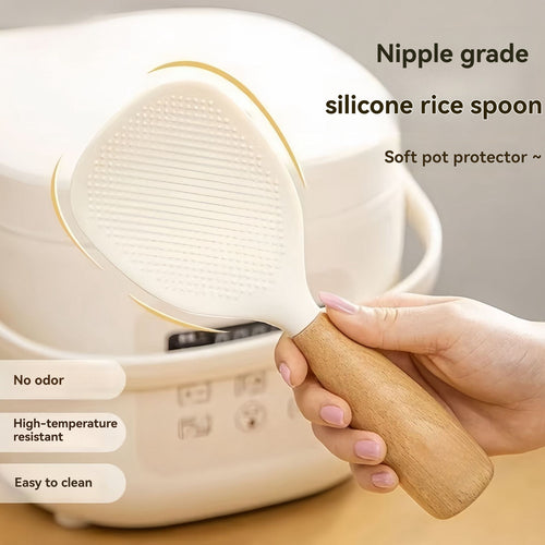 Cat Claw Silicone Rice Spoon Non-Stick Upright Heat Resistant Food Grade